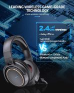 Xiberia G01 Wireless Gaming Headset with Mic & RGB Lighting - Image 4