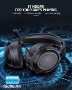 Xiberia G01 Wireless Gaming Headset with Mic & RGB Lighting - Image 3