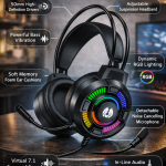 Batxellent H81 RGB Wired Gaming Headset