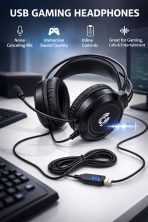 H85 Wired USB 7.1 Gaming Headset - Image 3