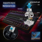 B.FRIEND MK2 RGB Mechanical Keyboard Blue Switch - Image 2