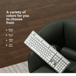 HP GK600F Transparent Wired Mechanical Keyboard