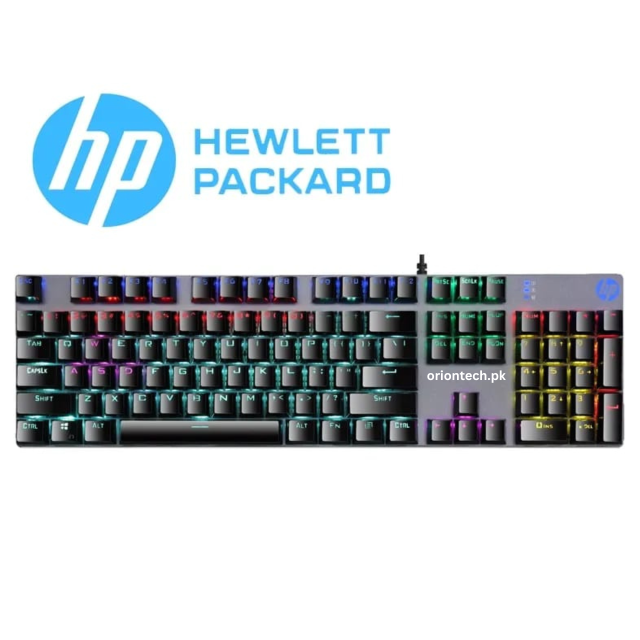 OrionTeck.pk (12) HP GK400F Full-Size Mechanical Keyboard - Image 1