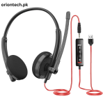 HROEENOI WRHW03 USB Wired Call Center Headset