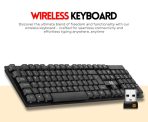 No Multimedia Slim Wireless Keyboard - Image 2